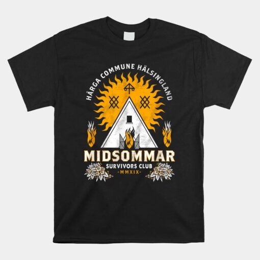 Midsommar Survival Club Scary Horror Unisex T-Shirt