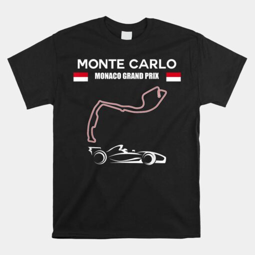 Monte Carlo Race Track Formula Racing Car Monaco Main Price Unisex T-Shirt