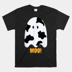 Moo Cute Funny Cow Halloween Unisex T-Shirt