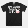 Moo Moo I'm Two 2nd Birthday Unisex T-Shirt