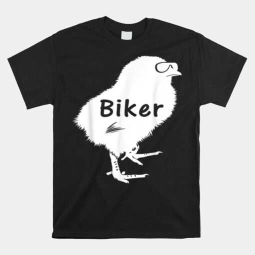 Motorcycle Chick Biker Unisex T-Shirt