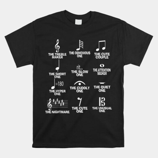 Musical Notes Symbol Definition Humor Funny Christmas Unisex T-Shirt