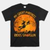 My Great Pyrenees Rides Shotgun Witch Halloween Unisex T-Shirt