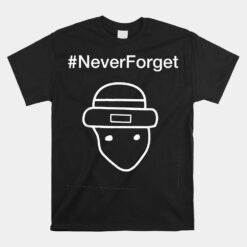 Never Forget Leprechaun Sketch Saint Patricks Day Unisex T-Shirt