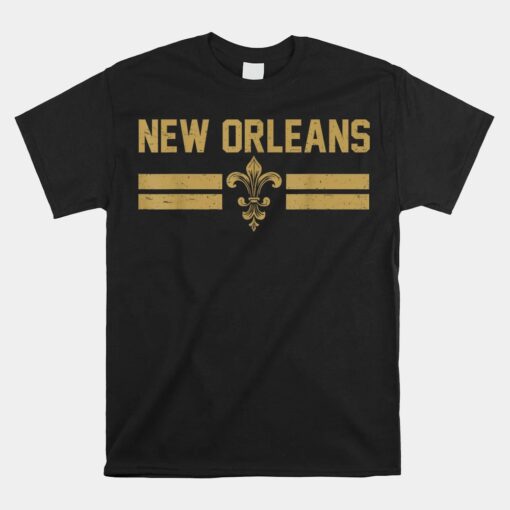 New Orleans Fleur-de-lis Fleur-de-Lys Lily Icon Mardi Gras Unisex T-Shirt