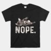 Nope Lazy French Bulldog Dog Unisex T-Shirt