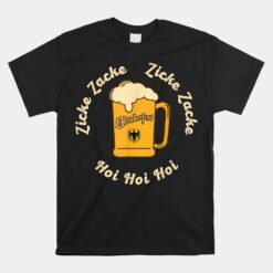 Oktoberfest Unisex T-Shirt German For Zicke Zacke Hoi Hoi Octoberfest Unisex T-Shirt