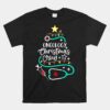 Oncology Christmas Crew Oncology Nurse Oncologist Secretary Unisex T-Shirt