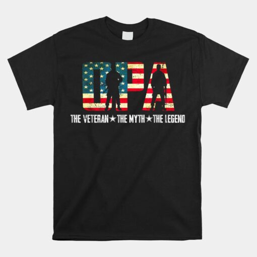 Opa The Veteran The Myth The Legend For Dad Unisex T-Shirt