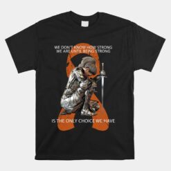 Orange MS Multiple Sclerosis Awareness Unisex T-Shirt