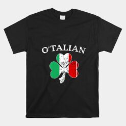 O'talian Italian Italia Flag Shamrock St. Patrick's Day Unisex T-Shirt