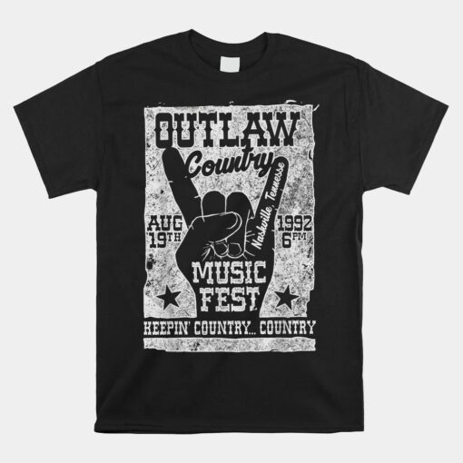 Outlaw Country Music Fest Nashville Unisex T-Shirt