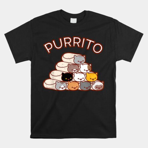PURRITO Cat Burrito Pyramid Unisex T-Shirt