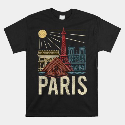 Paris France Paris Vacation Eiffel Tower Paris Souvenir Unisex T-Shirt