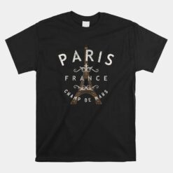 Paris France Vintage Unisex T-Shirt