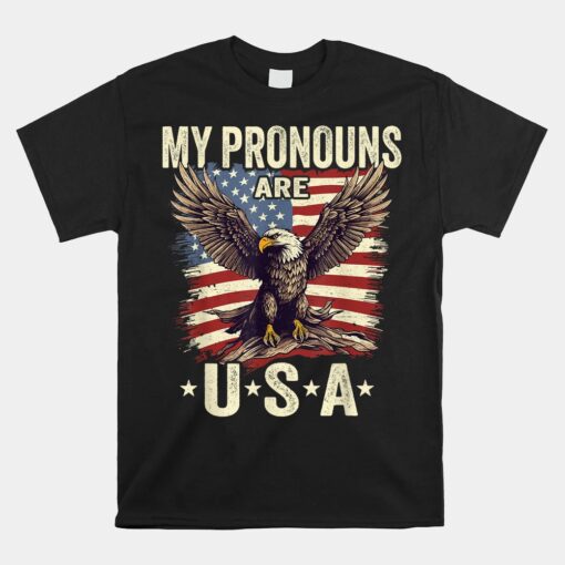 Patriotic American Flag Eagle Usa Unisex T-Shirt