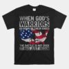 Patriotic Christian Devotee God Christianity US Flag Jesus Unisex T-Shirt