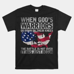 Patriotic Christian Devotee God Christianity US Flag Jesus Unisex T-Shirt