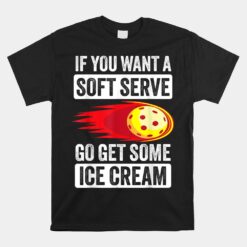 Pickleball Soft Serve Ice Cream Unisex T-Shirt