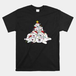 Polar Bear Christmas Tree Funny Christmas Polar Bears Unisex T-Shirt