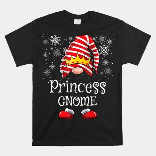 Princess Gnome Matching Family Gnomes Funny Christmas Unisex T-Shirt