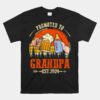 Promoted To Grandpa Est 2024 New Grandpa Unisex T-Shirt