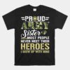 Proud Army Sister Unisex T-Shirt