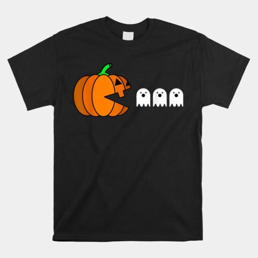 Pumpkin Eating Ghost Unisex T-Shirt