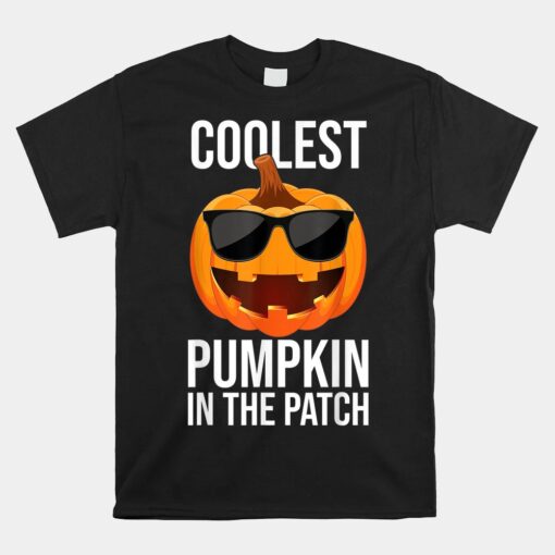 Pumpkin Face Patch Halloween Unisex T-Shirt