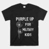 Purple Up For Military Unisex T-Shirt Month Of The Military Child Unisex T-Shirt