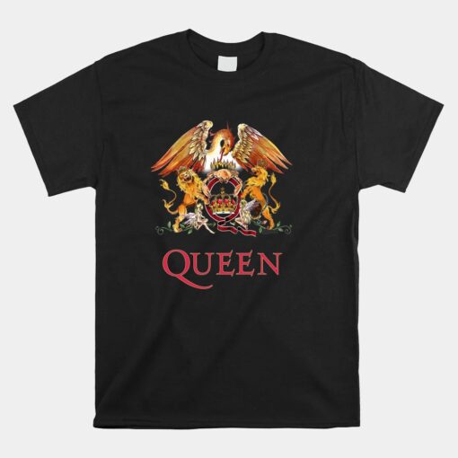 Queen Rock Music Band Logo By Rock Off Unisex T-Shirt