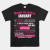 Queens Are Born In January Unisex T-Shirt