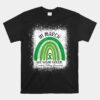 Rainbow In March We Wear Green Cerebral Palsy Awareness Unisex T-Shirt