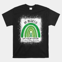 Rainbow In March We Wear Green Cerebral Palsy Awareness Unisex T-Shirt