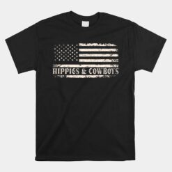 Raisin Hell With The Hippies And Cowboys Unisex T-Shirt