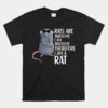 Rats Are Awesome Funny Rat Unisex T-Shirt