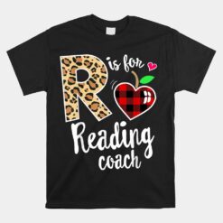 Reading Coach Teacher Interventionist Specialist Literacy Unisex T-Shirt