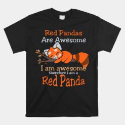 Red Panda Unisex T-Shirt Red Panda Lover Gift Red Panda Unisex T-Shirt