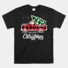 Red Truck With Christmas Tree Unisex T-Shirt