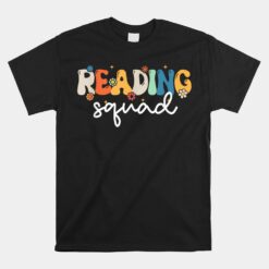 Retro Groovy Reading Squad Unisex T-Shirt