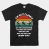 Retro Sunset I'm Not Clumsy Unisex T-Shirt