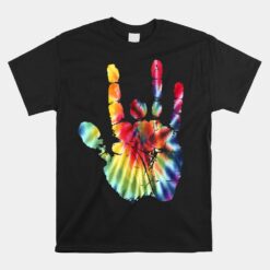 Retro Tie Dye Jerry Hand Unisex T-Shirt