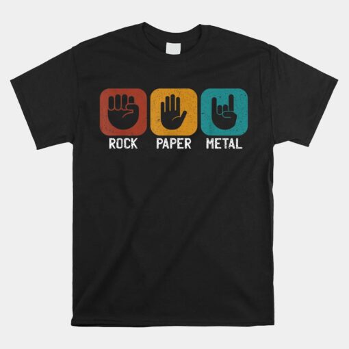 Rock Paper Metal  Unisex T-Shirt