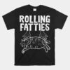 Rolling Fatties Cat Unisex T-Shirt