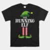 Running Elf Matching Family Group Christmas Unisex T-Shirt