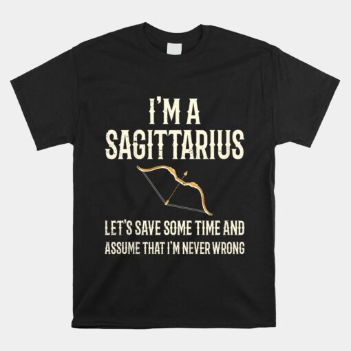 Sagittarius Facts Astrology Quote Horoscope Zodiac Sign Unisex T-Shirt