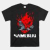 Samurai Japanese Demon Mask Edge Cyber Runners Punk Unisex T-Shirt