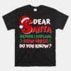 Santa I Can Explain Funny Christmas Unisex T-Shirt