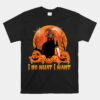 Scary Halloween Black Cat Funny I Do What I Want Cat Unisex T-Shirt