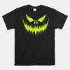 Scary Pumpkin Jack O Lantern Face Halloween Unisex T-Shirt